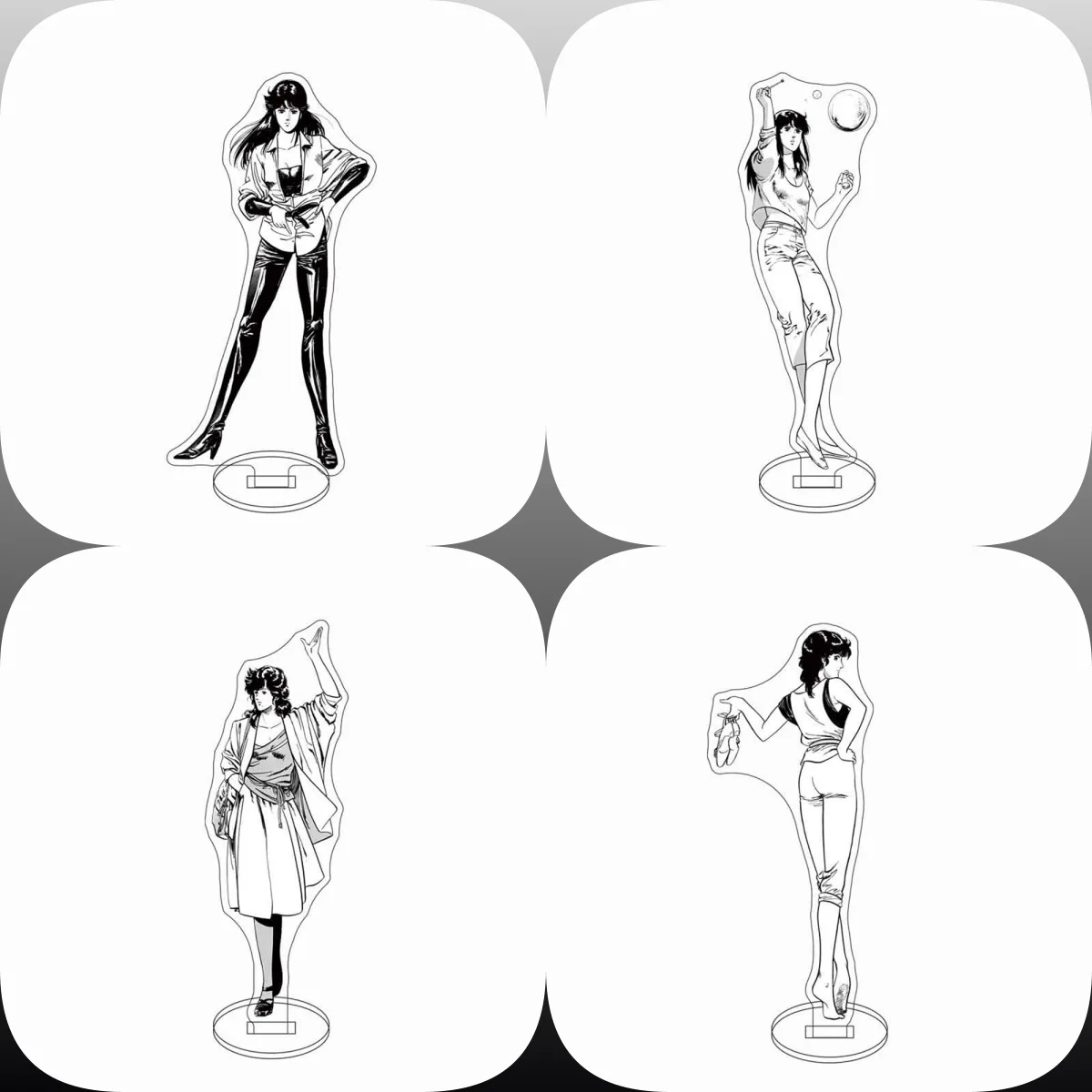 

15CM Anime Cat's Eye cool Acrylic Stand Characteristic Characters Ornament Accessories Goods Collection Christmas Gifts