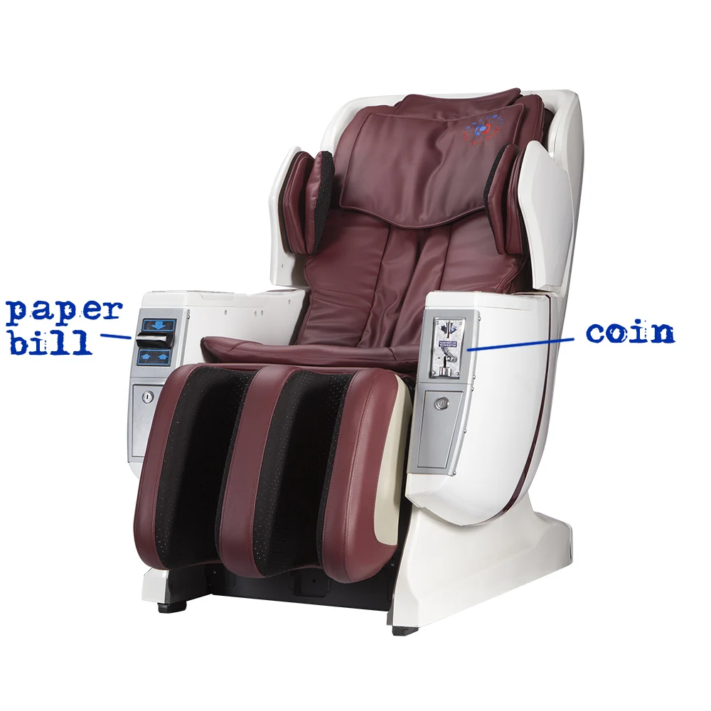 

Factory Best Selling Bestseller High Quality Coin Bill Nayax Credit Card Operated Public Shopping Mall Vending Massage Chair