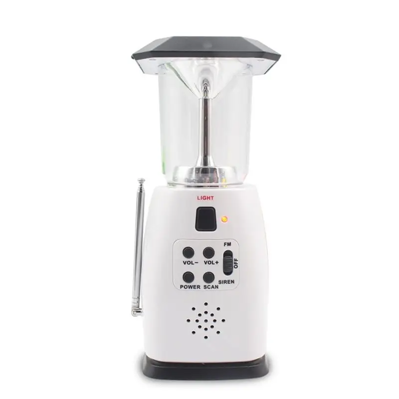 

Портативное радио AT14 на солнечной энергии для зарядки мобильных телефонов на открытом воздухе, с функцией аварийной сигнализации, звуковой функцией и фонариком для кемпинга