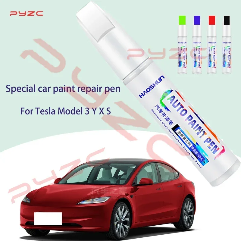 For Tesla Model X Paint Touch Up Pen Kit Car Paint Scratch Repair Car Scratch Remover Paint Repair Set Auto Accessories