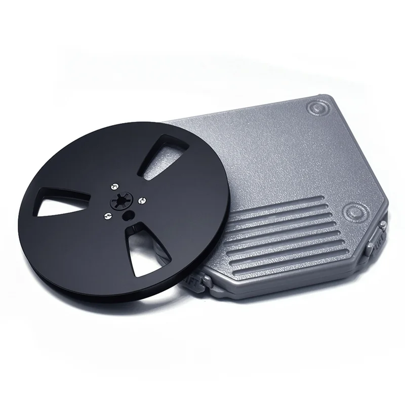 

Ingenious-Protective 7In Open Reel Recording Case With Empty Takeup Reels For Enhanced Portability