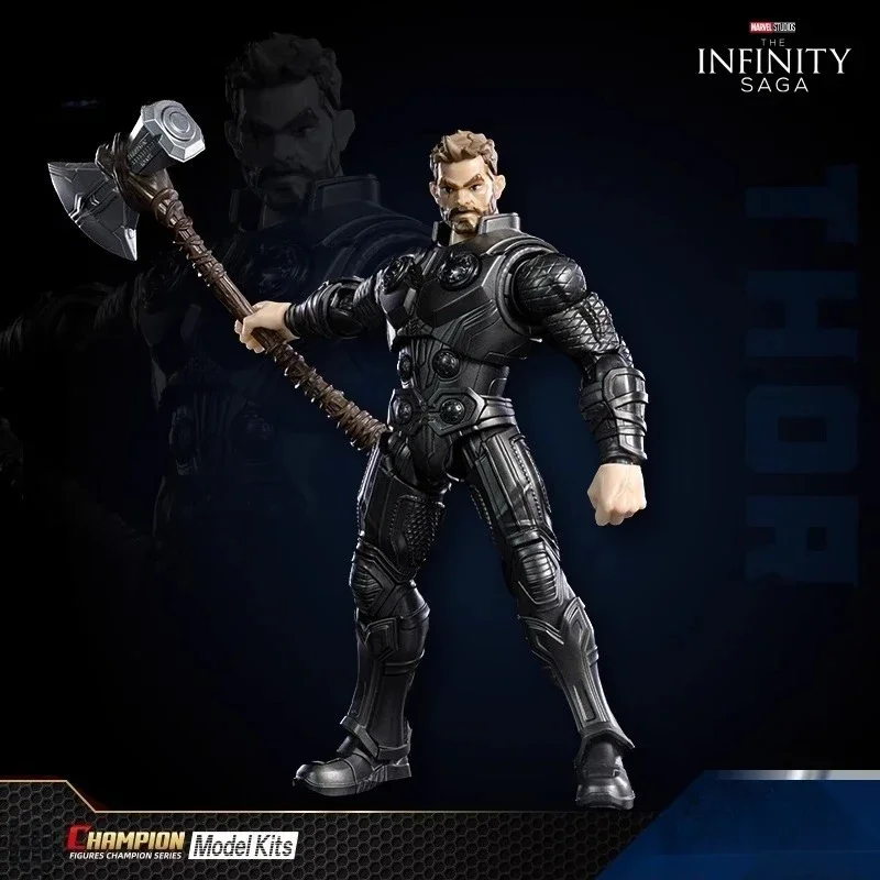 雷神組立玩具オリジナルアベンジャーズ 13.4 センチメートルアクションフィギュアトールモデル置物組み立ておもちゃ大人のコレクタブルおもちゃ