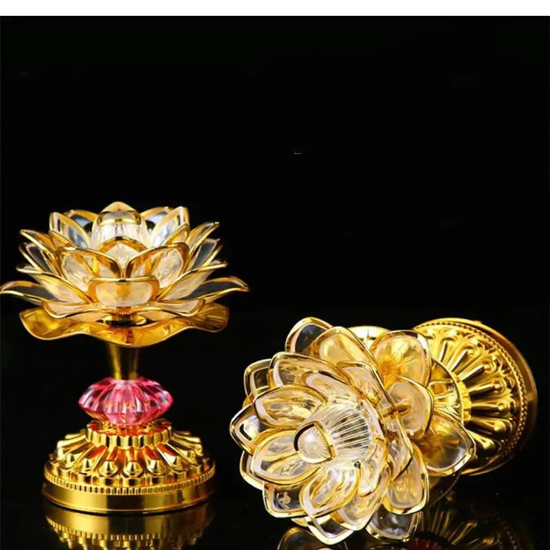 

Colorful LED Lamp, for Buddha Family Decoration, Buddhist Temple God of Wealth Worship