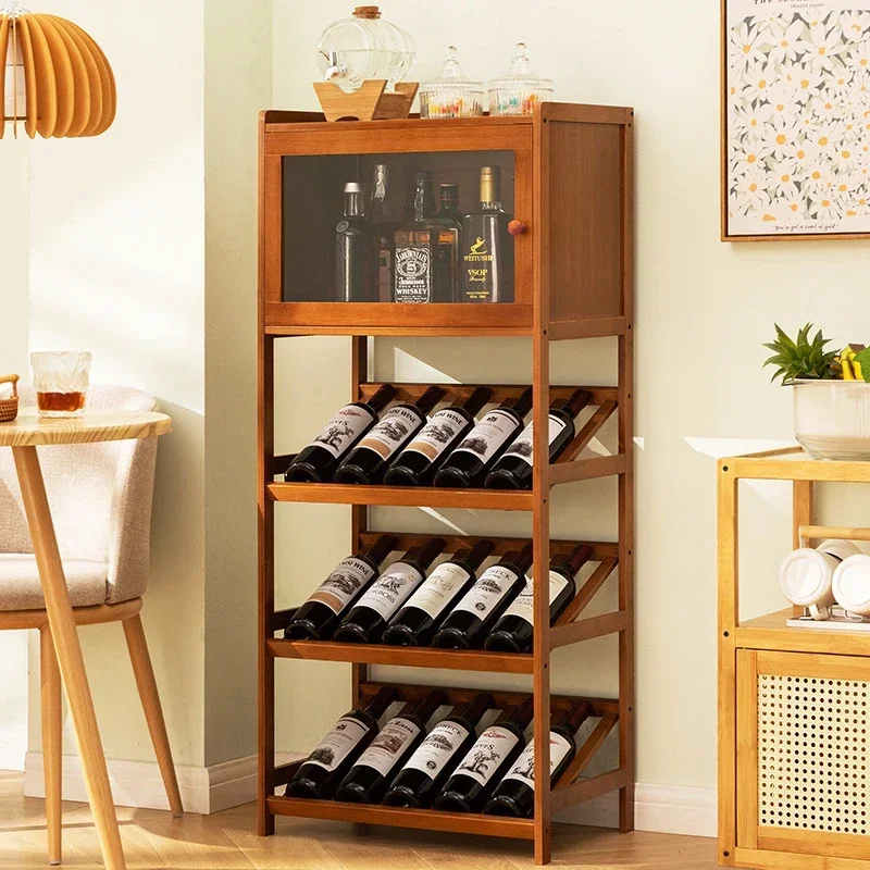 Bar Wine Cabinets Modern Home Glass Display Cabinet Living Room Showcase Storage Red Wine Rack  Bar Furniture