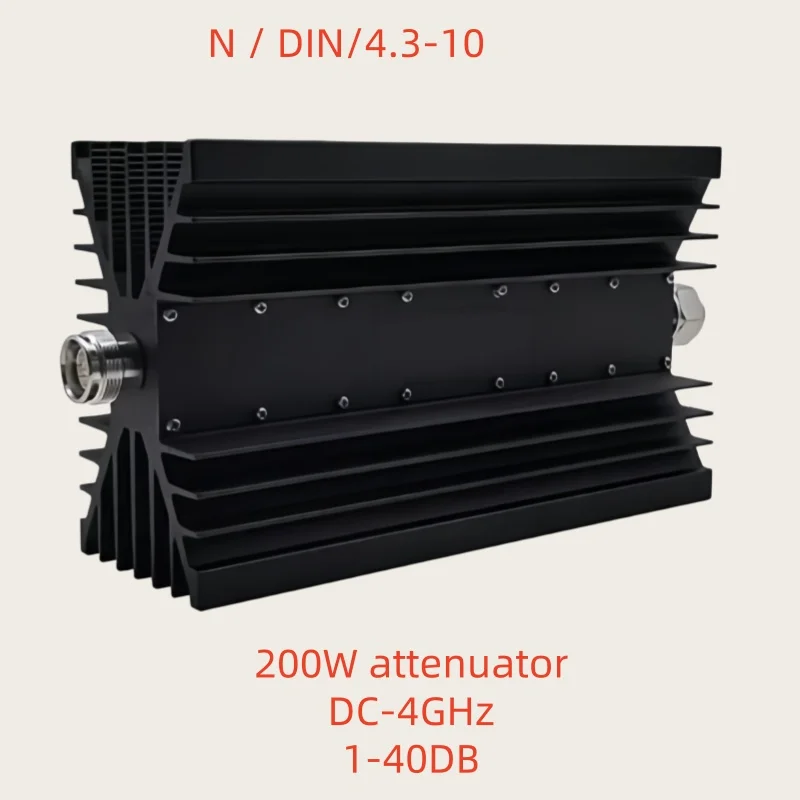 Connector N /4.3-10/DIN Type Attenuator DC-4Ghz 1-40db  50ohm  Male Plug to Female Jack RF coaxial Attenuator