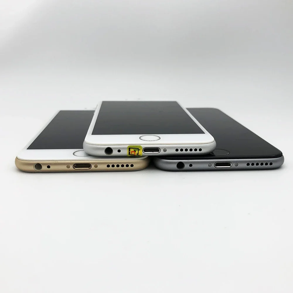 الأصلي أبل آيفون 6 16GB 64GB 128GB 4.7 "عرض 4G LTE الهاتف الخليوي المحمول 8MP IOS بصمة غير مقفلة الهاتف المحمول