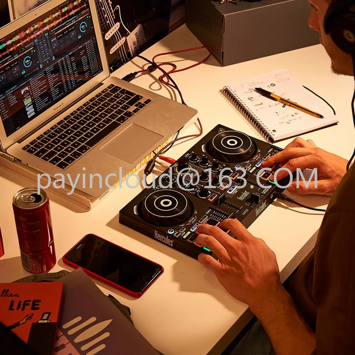 Hercules Inpulse200 Digital DJ tragbare Controller Live-Übertragung Student Small Disk Recorder