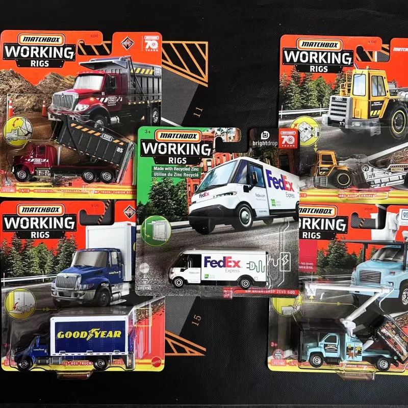 Matchbox Working Rigs JCY27 Diecast Alloy Engineering Trucks With Real Working Parts Mix Styles For Adult Collection Collectors