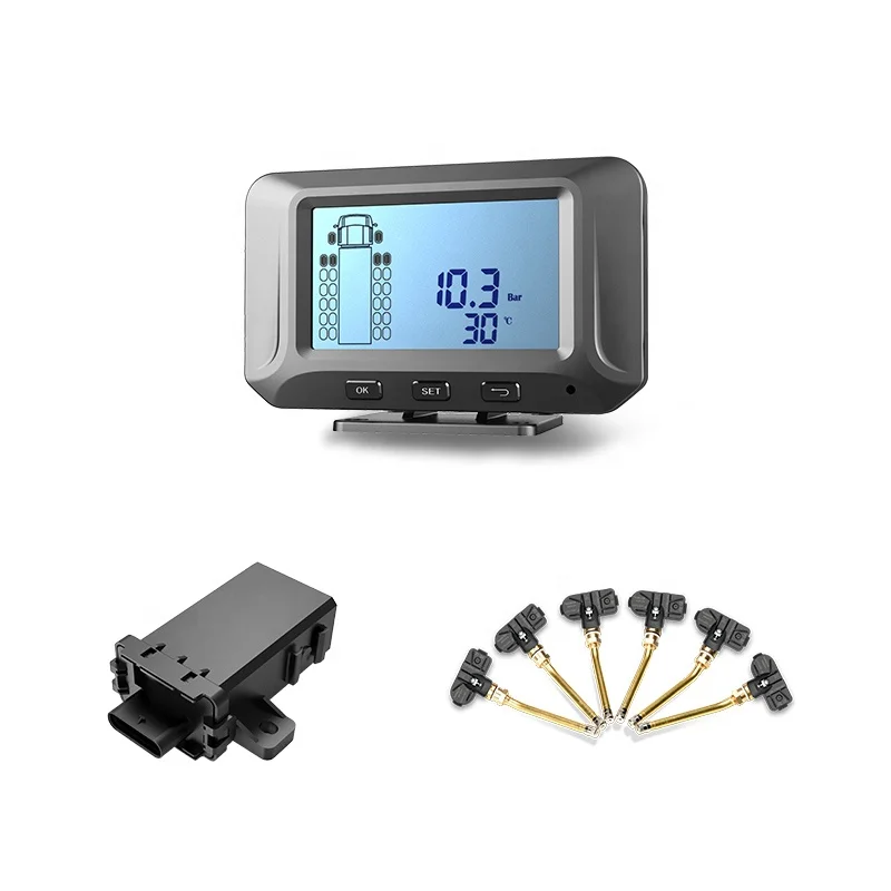 نظام مراقبة ضغط الإطارات RV لشاحنة الحافلة الثقيلة (TPMS) مع 26 عجلًا أجهزة استشعار لاسلكية داخلية مستشعر مراقبة في الوقت الحقيقي #2