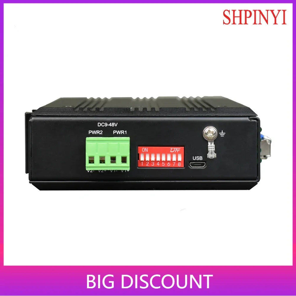 الصناعية الصف 2 قناة RS/232/422/485 إلى محول إيثرنت التسلسلي إلى TCP IP UDP #1