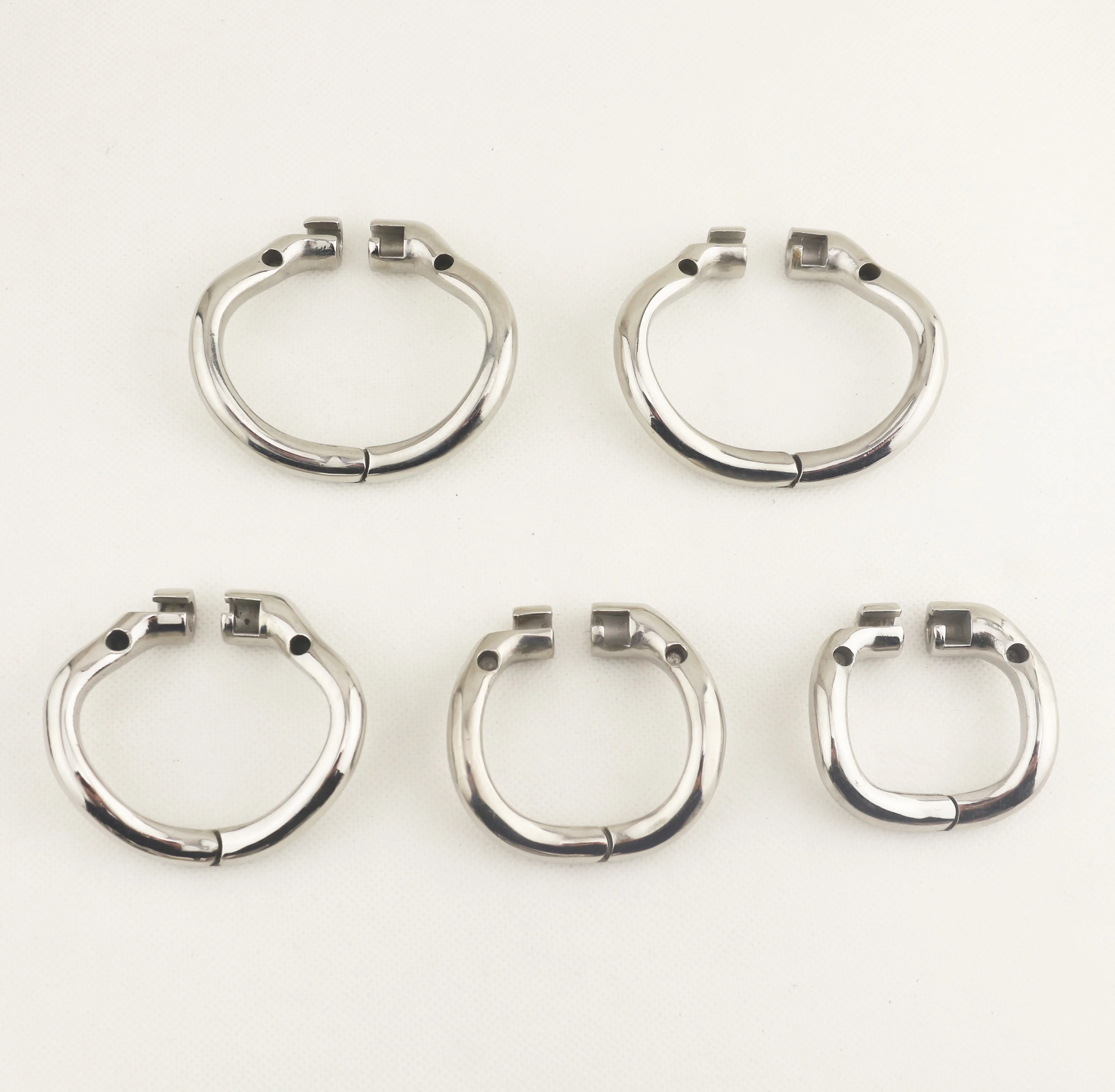 New Additional Arc Chastity Base Ring fit for New Men Chastity Device in Our Shop Curved 5 size choose Cock Cage SM Bondage Ring view 3