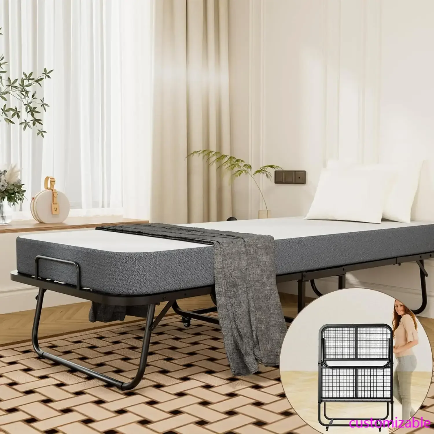 Folding Bed, 79” X … - image