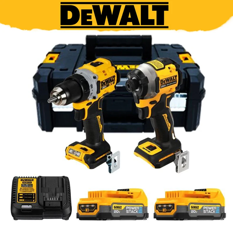 

DEWALT DCF850 DCD800 Electric Screwdriver Drill Set 20V Brushless Cordless Compact Power Tools Battery Charge Set