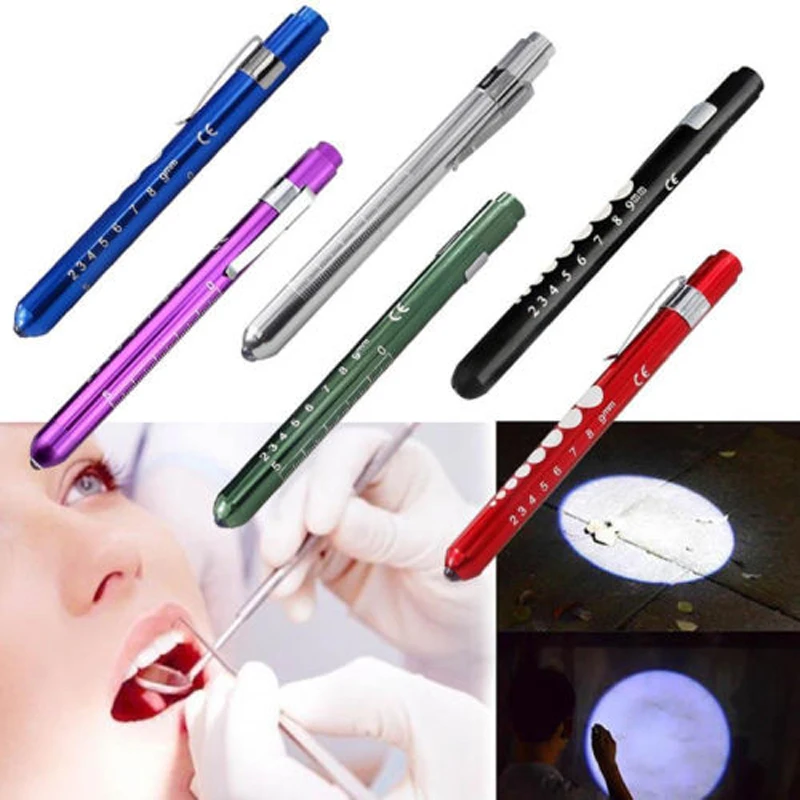 1PC Pocket Medical Pen Light Lanten LED Penlight Torch Otoscope Flashlight Ophthalmoscope for Doctor Nurse Emergency First Aid