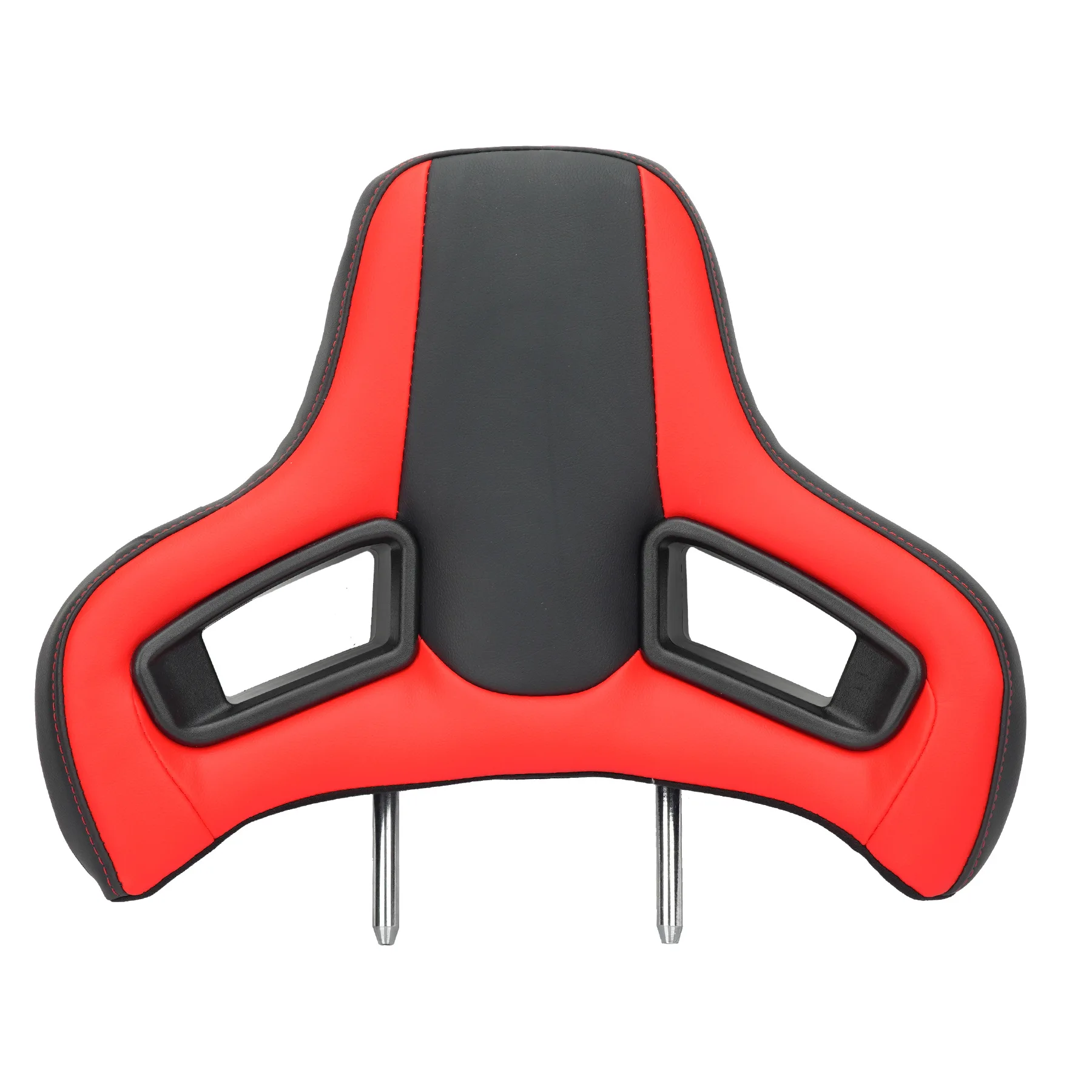 Universal Plug-in Racing Seat Headrest High-quality PVC Triangular Hole Split Type for Sports Car Seat Heads