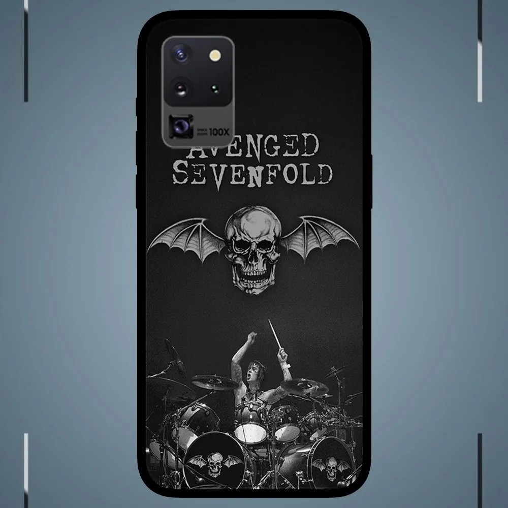 The Band Avenged Sevenfold Phone Case For Samsung Galaxy S24 S23 S22 S21 S20 FE Note 20 Ultra 5G Black Phone Case