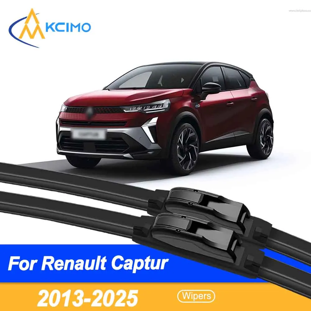 

For Renault Captur Front Wiper Blades 2013-2025 Automotive Wiper Windshield Window Accessories 2 pieces