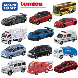 TAKARATOMY Tomica Toy car alloy car model simulation AE86 GTR bus tomy parking garage scene