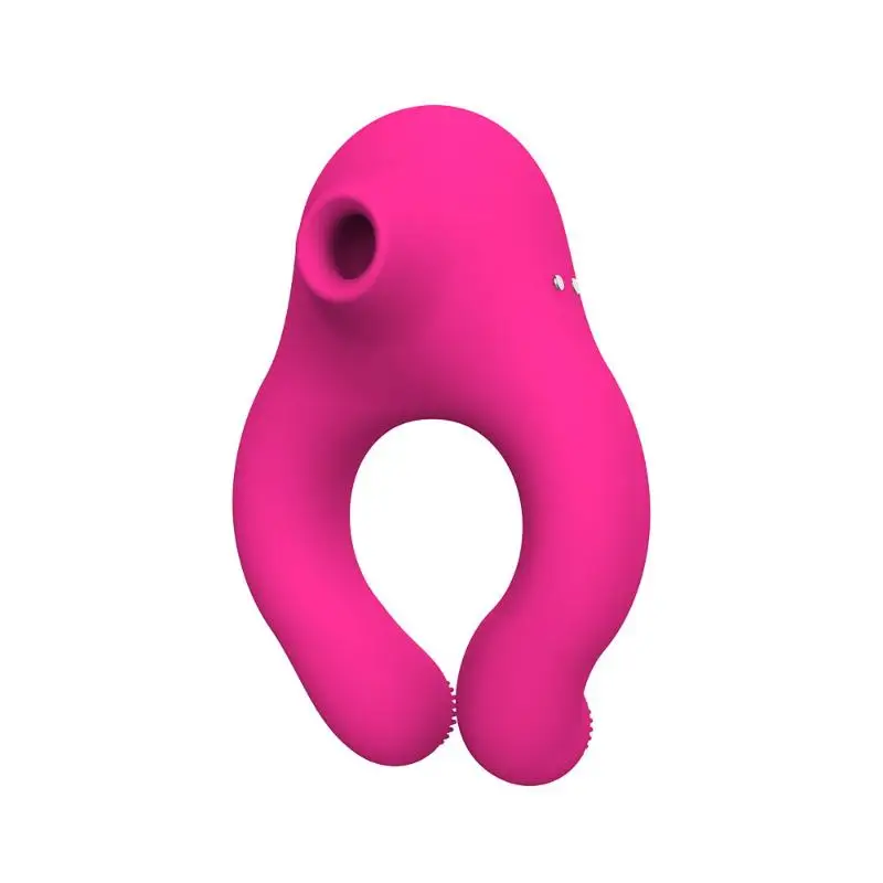 Delayed Ejaculation Penis Ring Sex Shop Soft Material Cock Ring Sucking Clit Stimulator Scrotum Massager Sex Toys For Couple