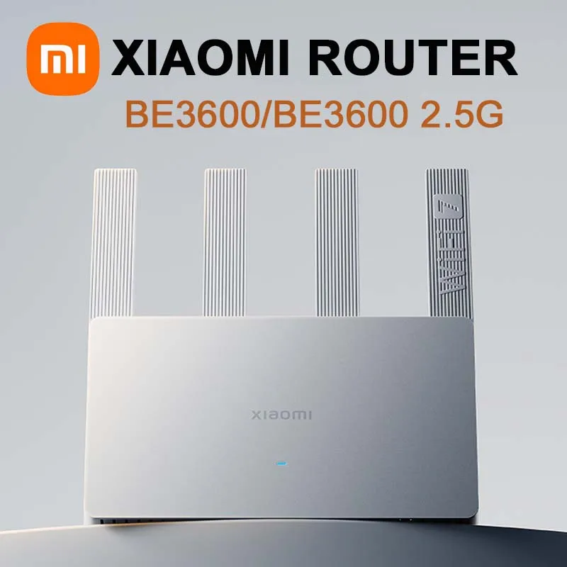 

Маршрутизатор Xiaomi MI Wi-Fi 7 2023 года BE3600/BE3600 2,5G, 3600 м, уровень WiFi7, 4-ядерный чип Qualcomm, 4 высокопроизводительные независимые усилители