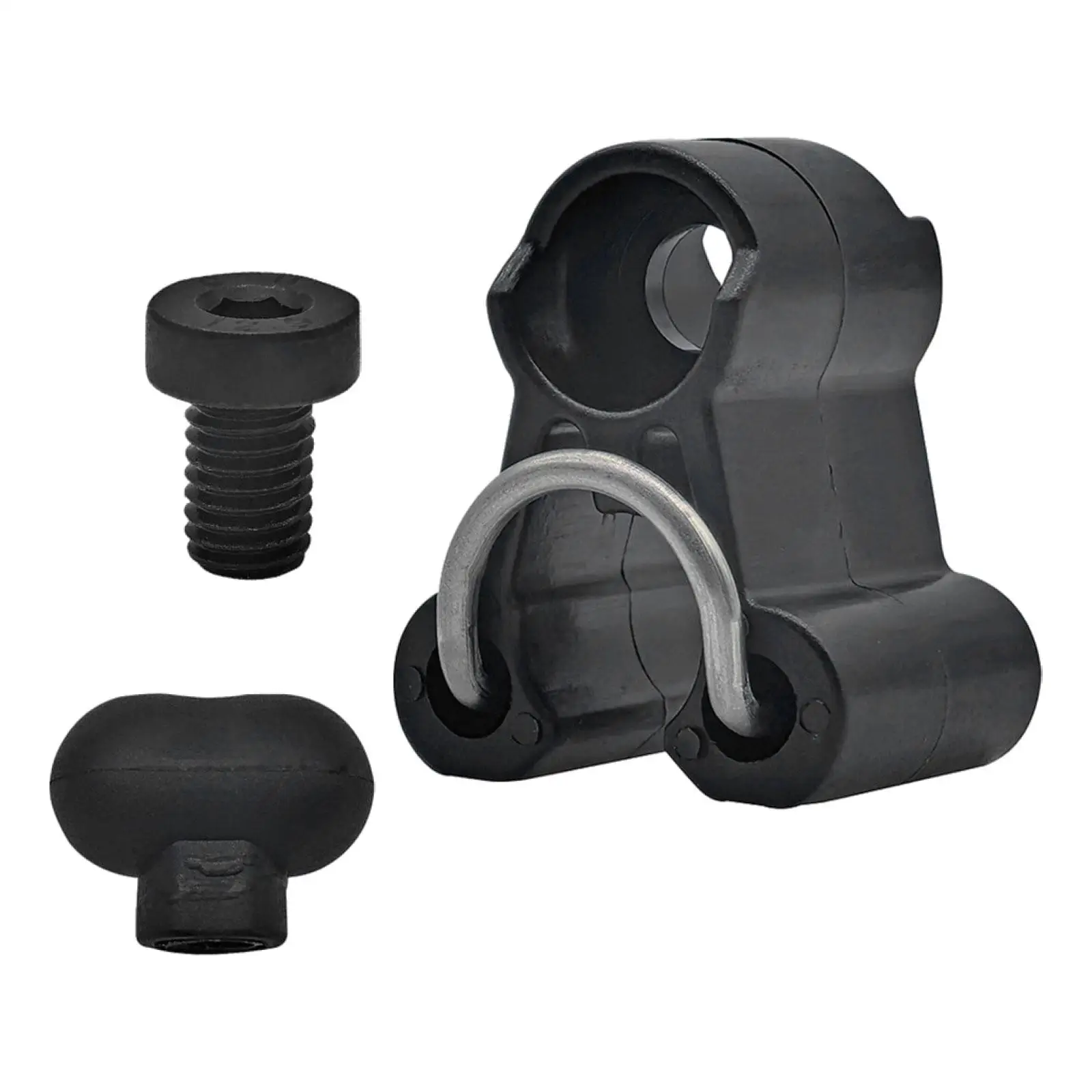 

Folding Bike Clamp Cable Clip Professional Cycling Part, Heavy Duty Ultralight Sturdy Practical Multipurpose Head Tube Buckle