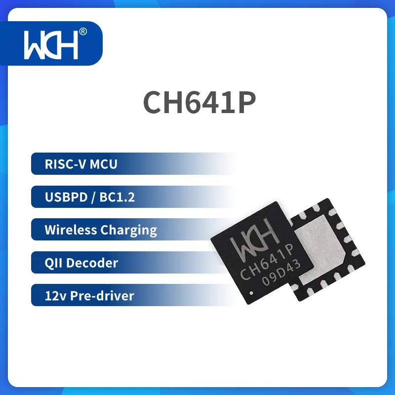 20Pcs/Lot CH641 RISC-V PD Wireless charging MCU