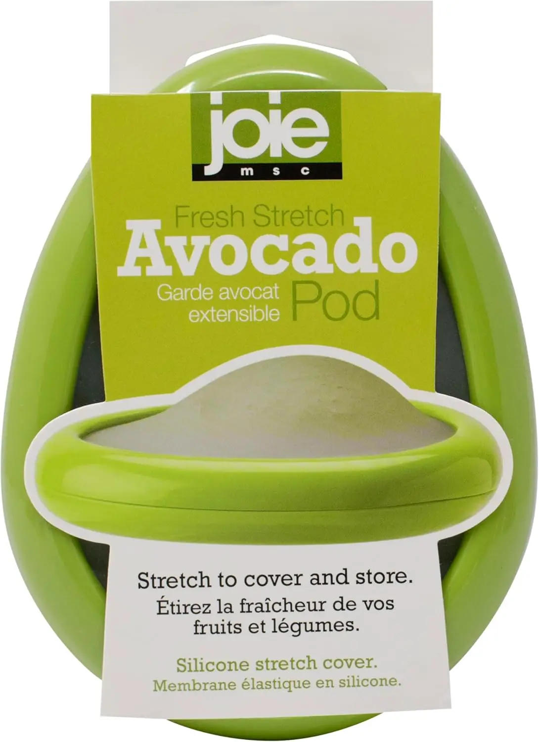 

Fresh Stretch Pod Avocado Storage Container, Silicone Food Saver, Keeps Leftover Produce Flavorful and Firm in Fridge, Reusable