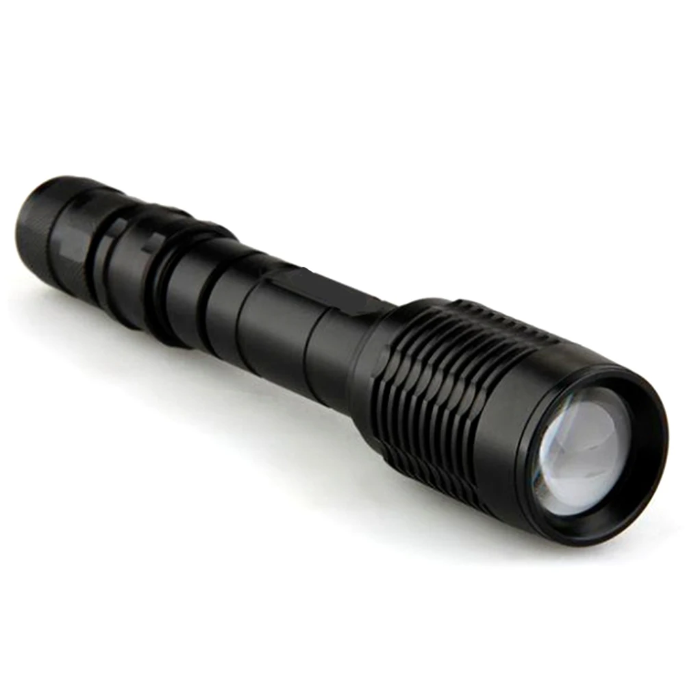 3800lm Zoomable led flashlight T6 tactical Zoom Torch Lighting Lamp camping light lantern +2* 18650 battery +usb Charger