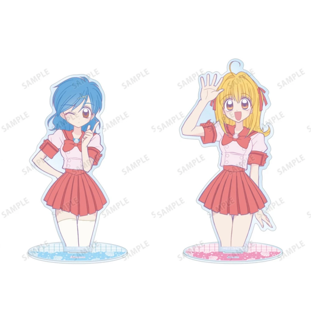 15CM Acrylic Stand Keychain Cosplay Characters Ornament Accessories Goods Collection Gifts Anime Mermaid Melody