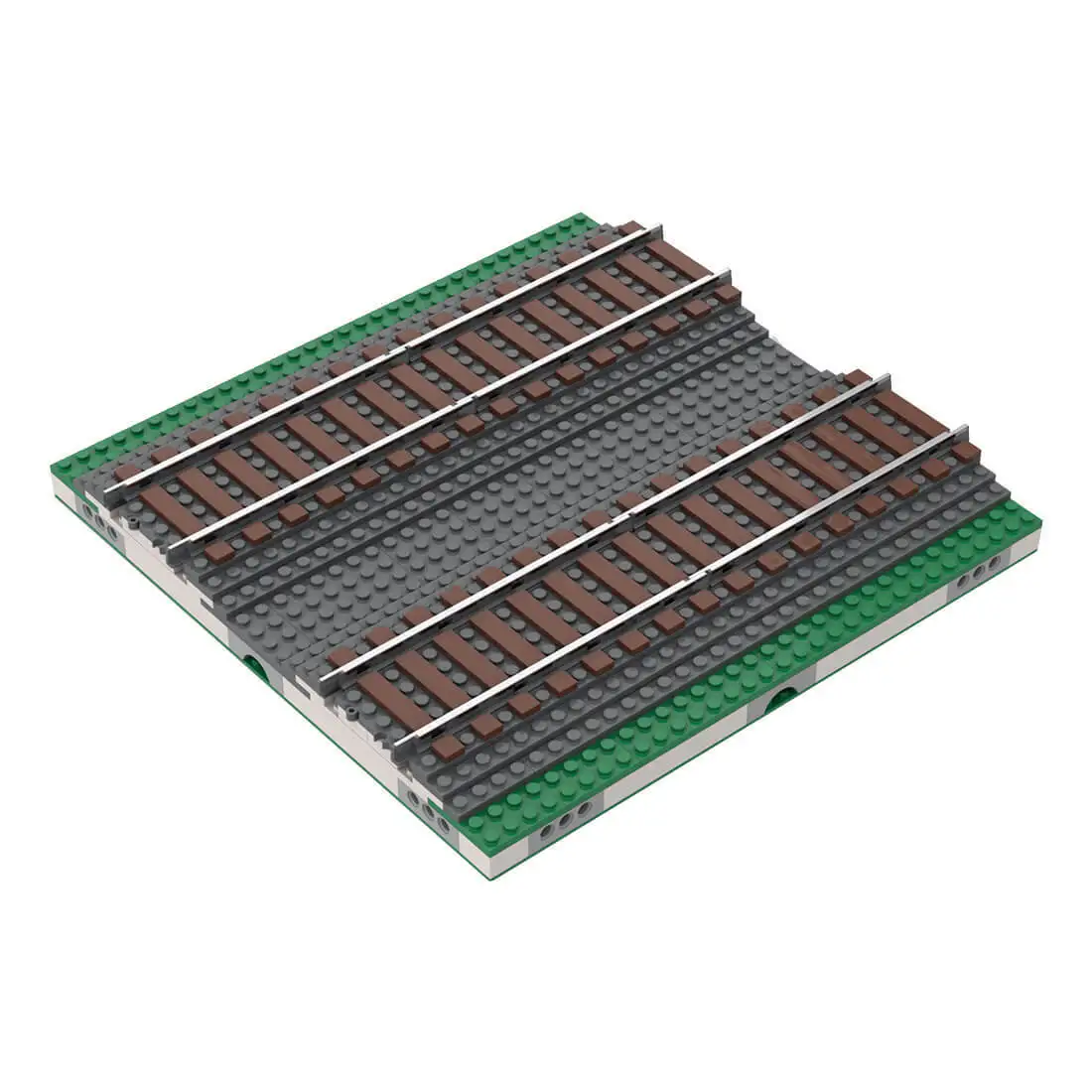

Custom MOC-117831 MILS Ballasted Double Track Train Track Model 423 Parts