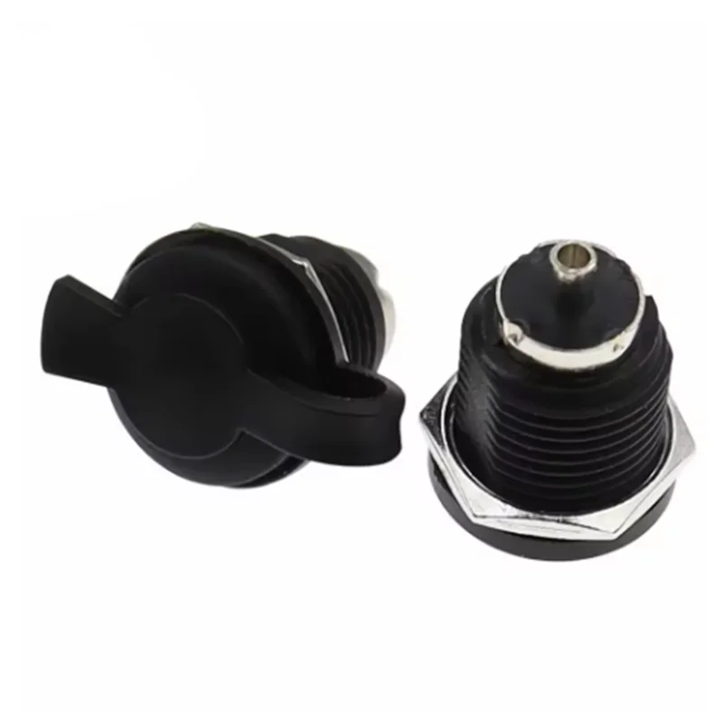 2PCS DC Large Current Charging Jack 5.5x2.5mm / 5.5x2.1mm Female Panel Mount Connector 5.5x2.5/2.1mm Socket Connector