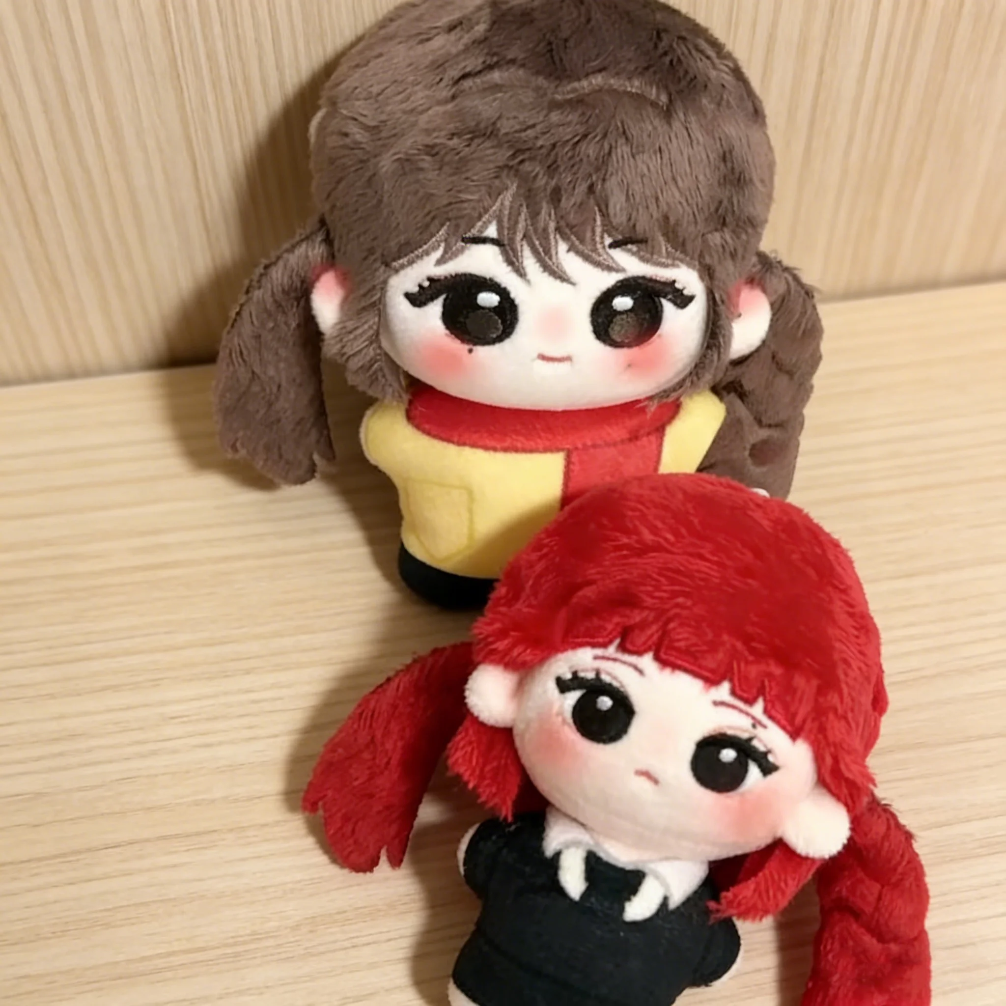 10cm Kpop Idol Doll Keychain, JENNIE WINTER Minjeong Cartoon Pendant, Backpack Display Charm, Fans Collection Birthday Gift