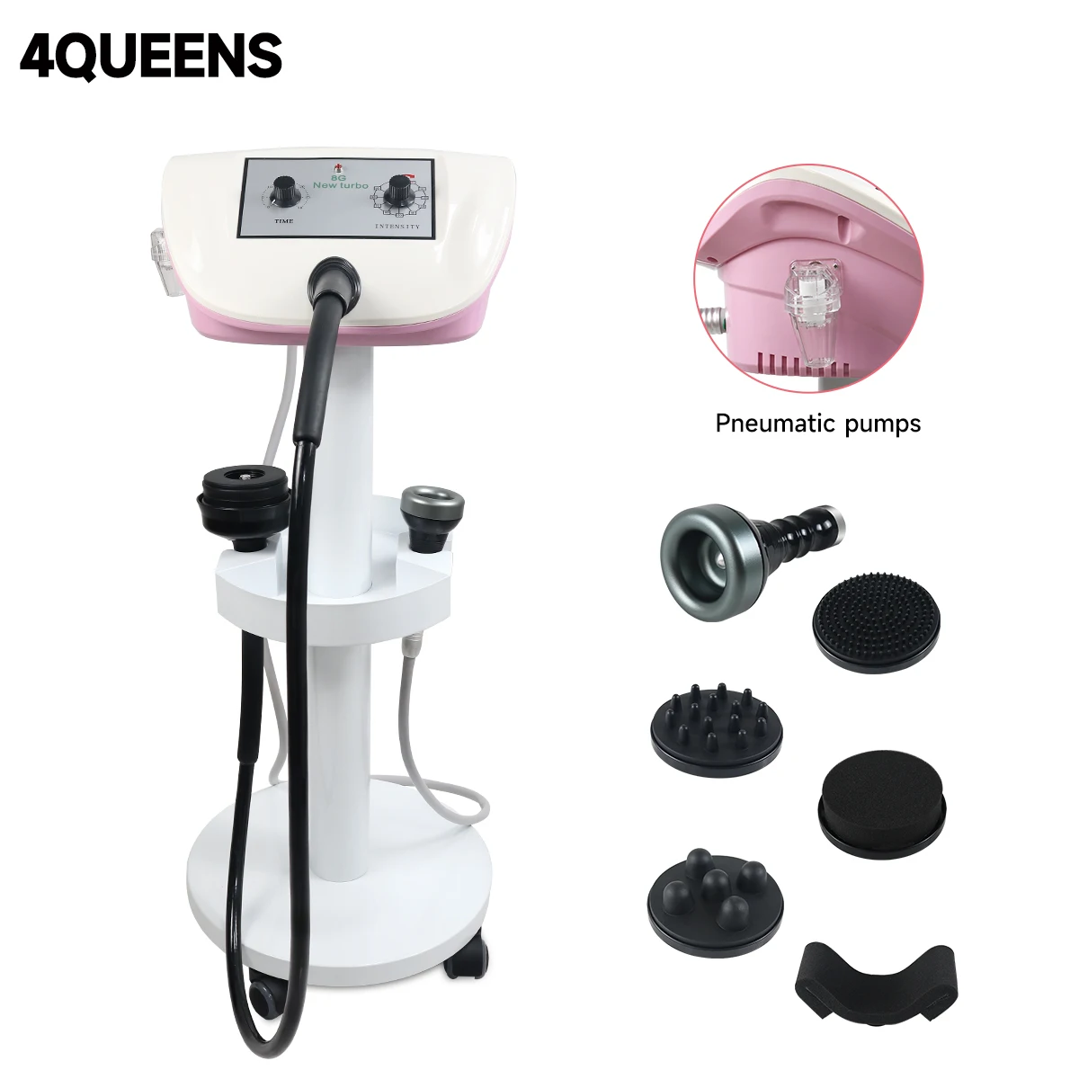 4QUEENS G5 Vibrating Massage Machine Anti Cellulite Body Weight Loss Slimming Massager Device