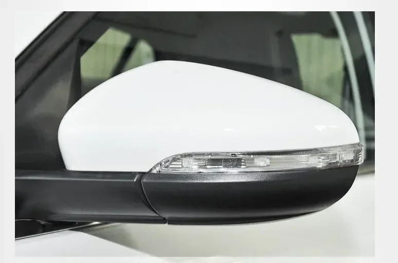 Best White Side Mirror Cover Cap for VW Golf MK6 6 VI GTI R20 Rearview replace right left Auto housing