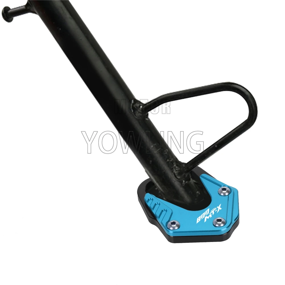 

Motorcycle Extension Foot Pad Support Plate FOR CFMOTO 800MT-X 800MTX MTX 800 2024 2025 2026 Kickstand Extender Foot Side Stand
