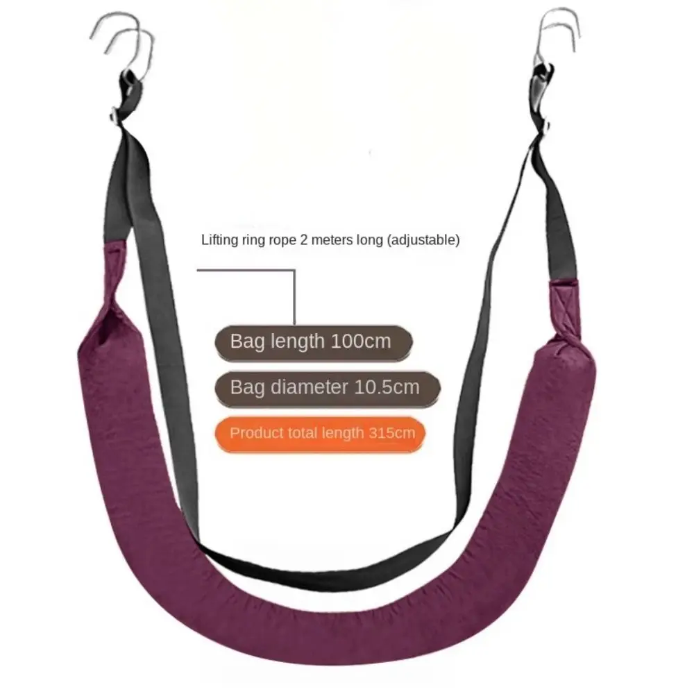 Breathable Spine Exercise Lumbar Belt Strong Bearing Capacity Installation-free Lumbar Vertebra Retractor Belt Buckwheat Husk