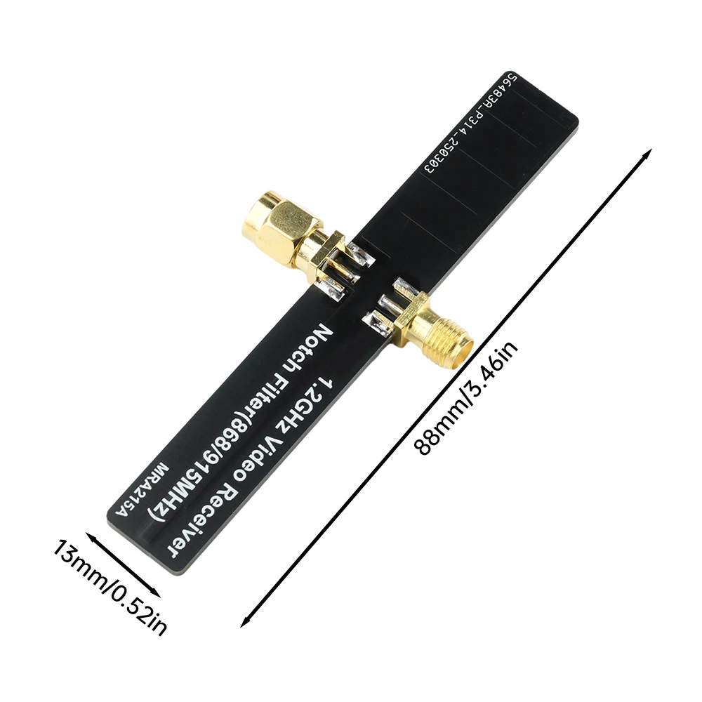 1.2GHZ VRX NOTCH 868/915MHZ Filter RF Signal Low Noise Amplifier Filter for Image Transmission Video Receiver Antenna