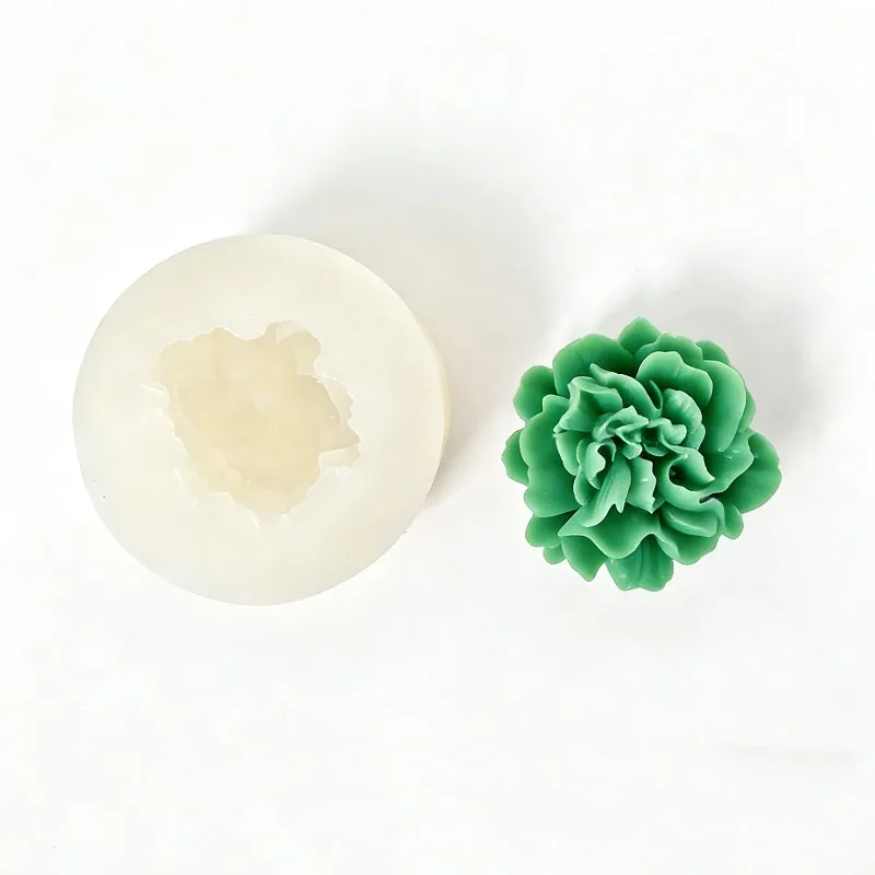 Nelke Kerze Silikon Form DIY Handgemachte Blume Seife Schokolade Dessert Kuchen Backen Werkzeuge Handgemachte Handwerk Harz Gips Form