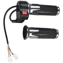 Electric Bike DIY Throttle Grip With Speed/Reverse Switch For E-bike Scooter 22mm Handlebar Cycling Electric Scooters Accessory