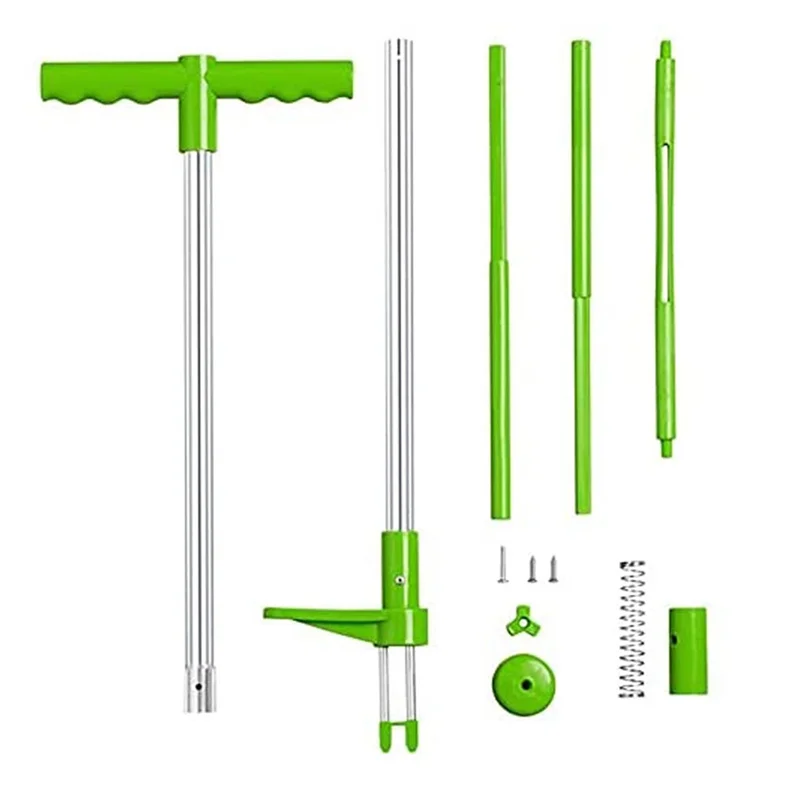 Weed Puller Tool Stand Up Weeder Manual Weeding Tool with Long Handle Stand Up Heavy Duty Garden Weeding Tool for Garden