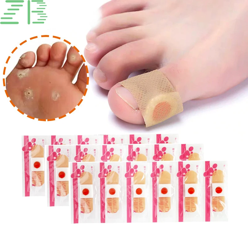 18pcs Foot Corn Killer Plaster Calluses Medical Sticker Toe Protector Reduce Friction Dressing Plantar For Feet Wart Plaster