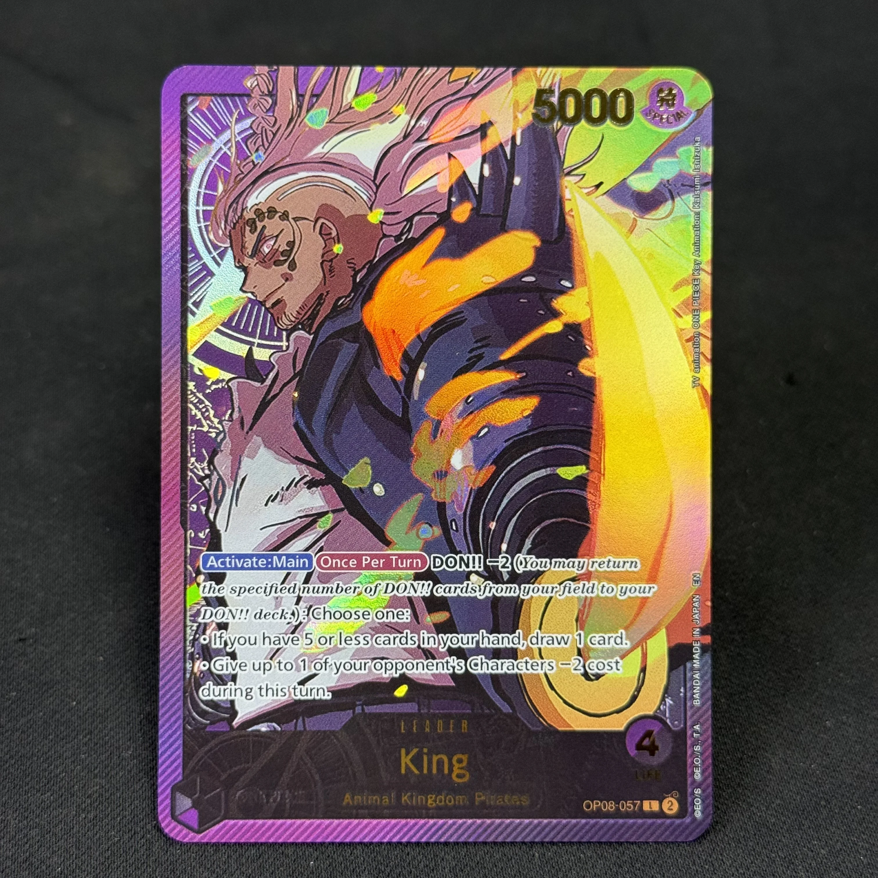 ONE PIECE Leader Proxy Cards Smoker (Parallel) Yamato Sabo Monkey