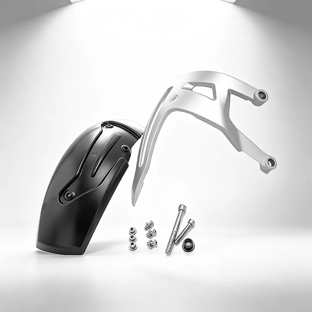 Rear Fender Splash Guard Heavy Duty Accessory Kit Fits BMW R1250GS ADV 2018-2023, R1200GS LC 2013-2021, R1200GS ADV 2014-2019