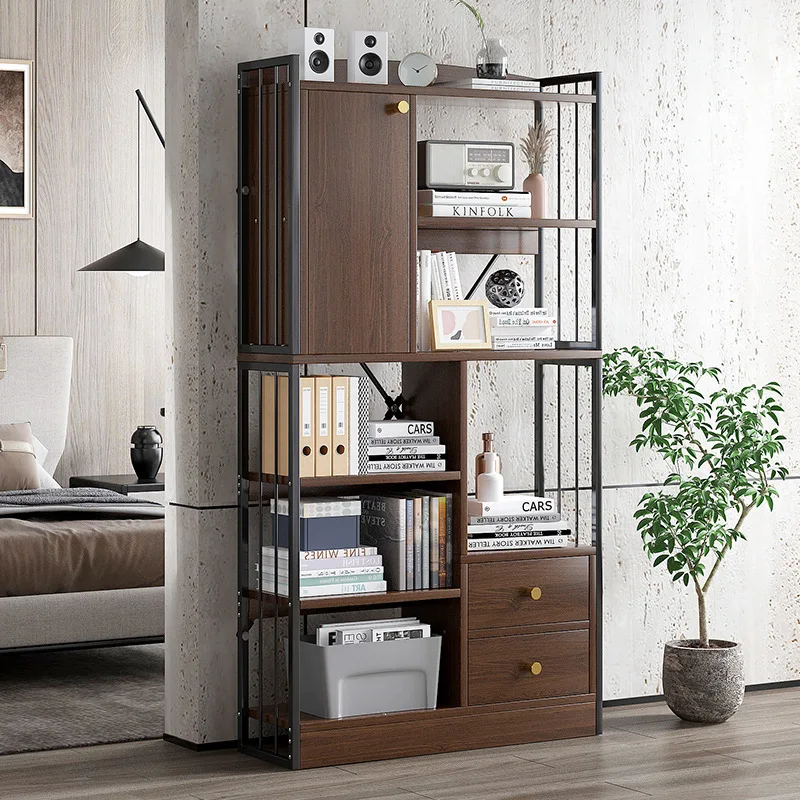 Yijiada Bookshelf Floor-to-ceiling multi-layer storage rack Simple