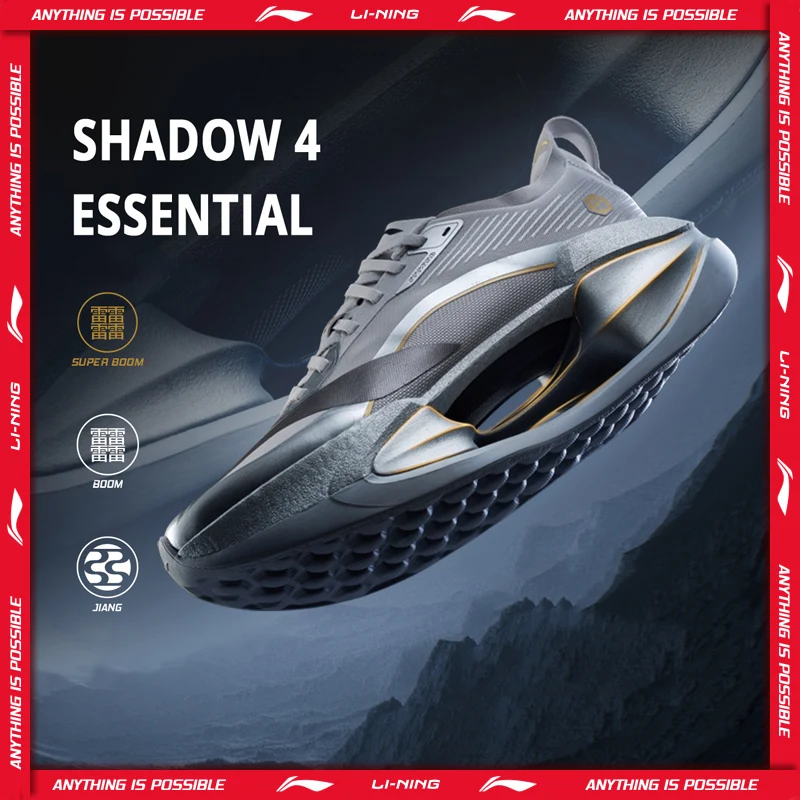 Li-Ning Men's Shadow 4 Running Shoes - SUPER BOOM Rebound Sneakers