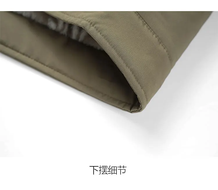 Winter Thick Warm Cotton Jacket Men Business Casual Faux Fur Lapel Collar Fashion Comfort For Elderly Fathers Daily Casual