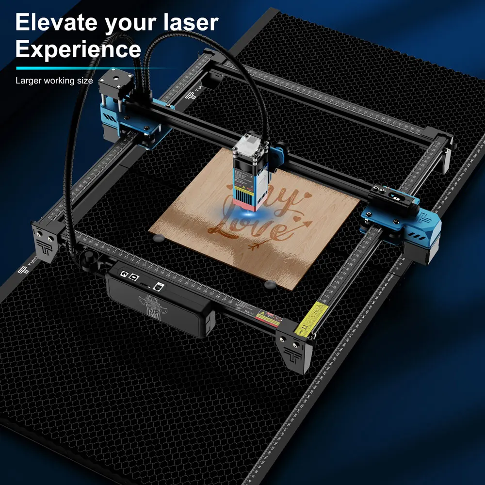 Imagem -05 - Twotrees-atualizado Spliceable Honeycomb Laser Bed Grande Mesa de Trabalho para Corte Co2 Laser Gravador Novo