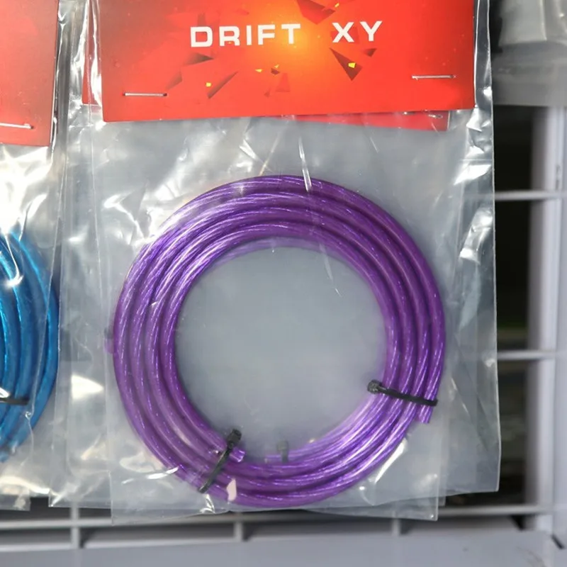 Drift car 12G/AWG -12 silicone line: translucent mood blue/red/purple (about 1 meter)