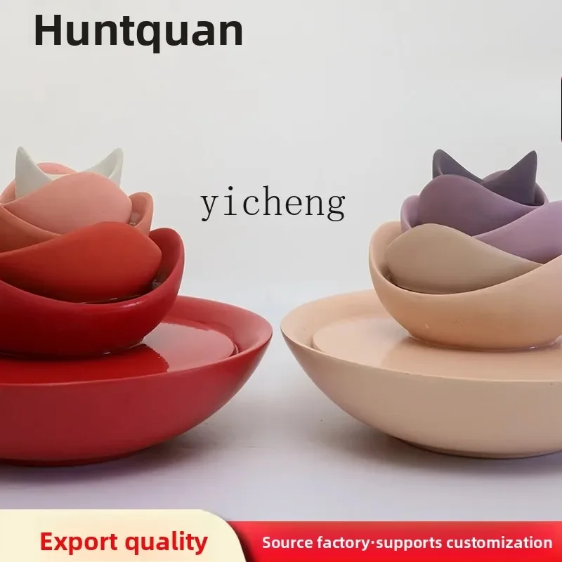 L7-14 Creative Zen Fountain Ornament Water Drop Landscape Waterscape Simple Modern Water Decoration Water Bowl Jubao