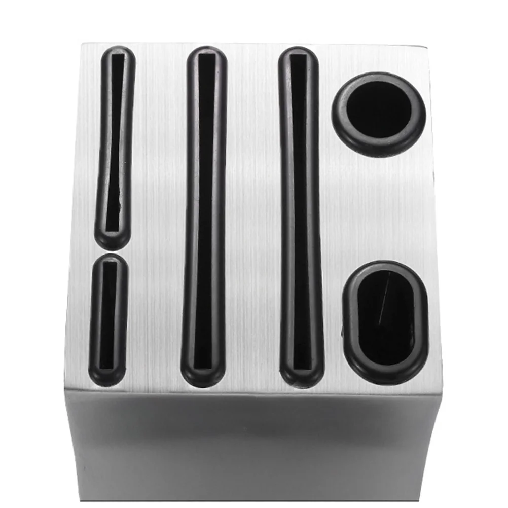 

Stainless Steel Cutlery Container Organizer Kitchen Storage Shelf Display Stand Heavy Duty Stylish Elegant Tool Tidy